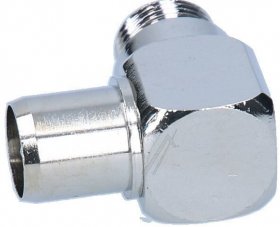 Fuba Coax Plug/f-socket - Ovz 069 Hq-adaptor F-socket - Iec-plug,angled