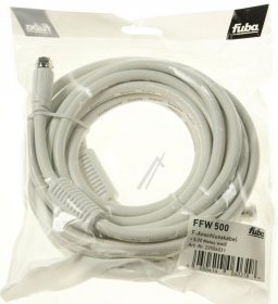 Fuba White Sat Connecting Cable - Ffw 500 F-plug, 5m, White