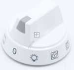 Control Knob - 8034284 Knob E454 00-09 1672 00 White [Amica]