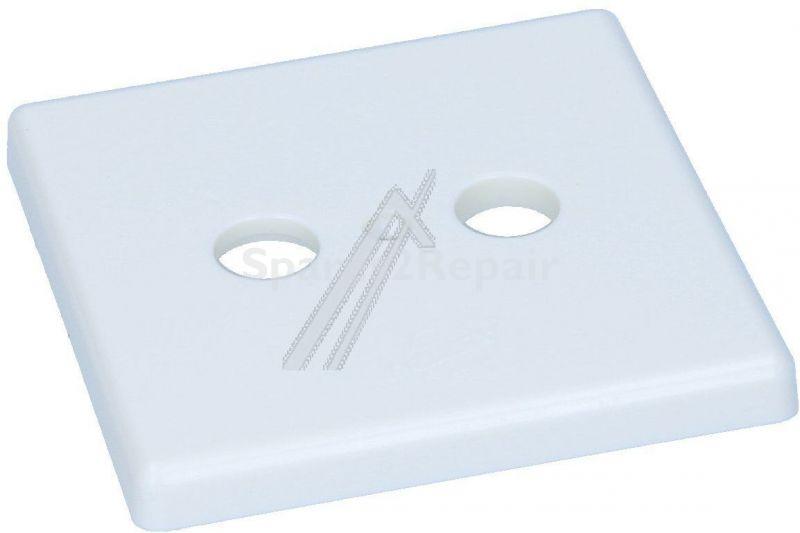 Astro Surface Mounting Box Aerial S. - Guz 400 Deckel Fur 2-loch Dose, Reinweiß, 80 X 80 Mm