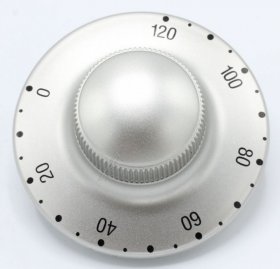 Button - 5918127300 Rotary Knob Th(constant) Silver Silver [Delonghi]