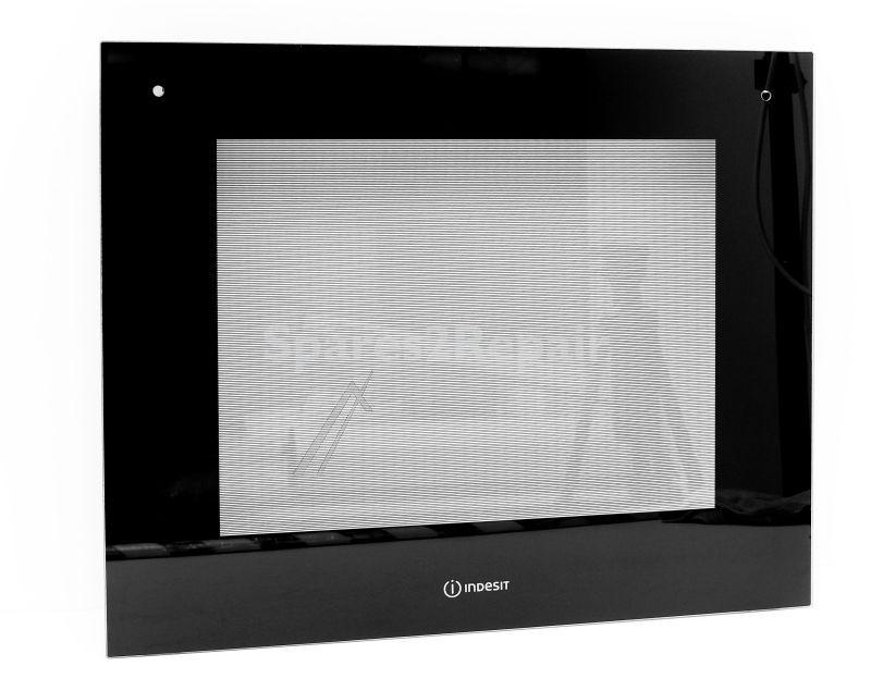 Oven inner Door Glass - C00195048 488000195048 Top Inner Door Glass Reflective [Whirlpool Indesit]
