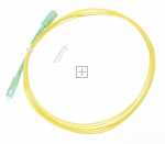 Logilink Optical Plug/optical Plug - Fibre Simplex Patch Cord, Os2 Sm G.657.a2, Sc-apc To Sc-apc, 3 M