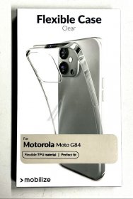 Mobilize Leather Bag Gsm - 29139 Mobilize Gelly Case Motorola Moto G84 Clear