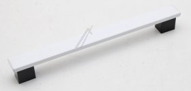 Oven Door Handles - 37038437 Handle Flat Qudr Asm Sht V2(wht blk 325) [Vestel]
