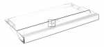 Freezer Case Flap - 4055956009 Flap Door White [Electrolux Aeg]