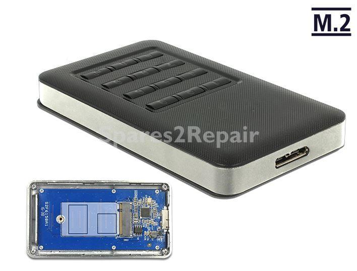 Delock Hard Discs Adapter - Externes GehÄuse M 2 Key B 42 Mm Ssd > Usb 3 0 Typ Micro-b - 42594
