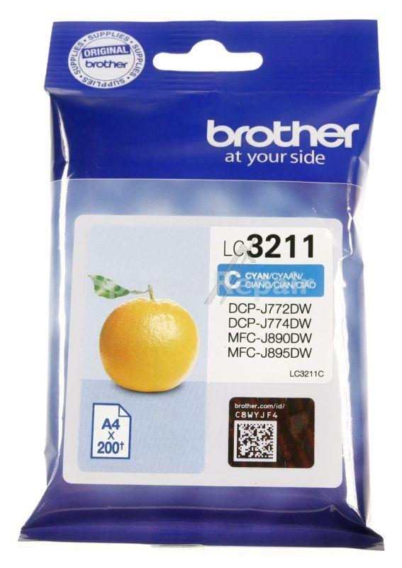 Brother Cartridge - Lc3211c Ink Cartridge Cyan