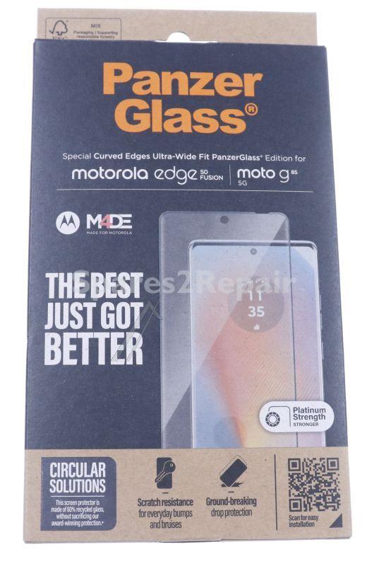 Panzerglass Display Protective Film - 6589 Panzerglass Screen Protector Motorola Edge 50 Fusion | G85 | Ultra-wide Fit