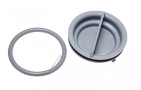 Closure Plug - C00287671 482000031798 Grey Cap Ral7001 For Electrodisp Eos [Whirlpool Indesit]