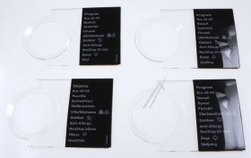 Button - Programme Plate knob adhesive [Electrolux Aeg]