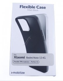 Mobilize Leather Bag Gsm - 29605 Mobilize Rubber Gelly Case Xiaomi Redmi Note 13 4g Matte Black