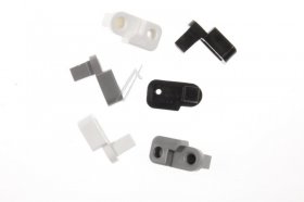 Door Stopper - C00325740 481010627601 Sleeve Right Kit (wh Ite+grey+black) [Whirlpool Indesit]