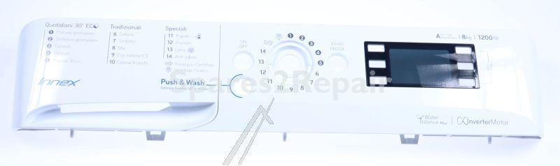 Panel - C00625907 488000625907 Console Bwe 81284xwit Printed [Whirlpool Indesit]