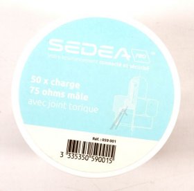 Sedea Terminating Resistor - 059001 F-terminating 75 Ohm Resistor With O-ring Seal 50 Pieces