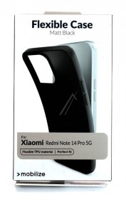 Mobilize Leather Bag Gsm - 80323 Mobilize Rubber Gelly Case Xiaomi Redmi Note 14 Pro Matt Black