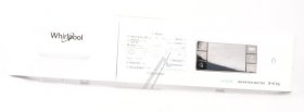 Operating Unit Screen - C00851786 488000851786 Control Panel+handle Ffwdb 86434 [Whirlpool Indesit]
