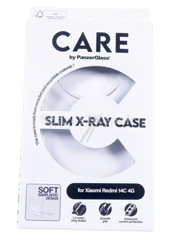 Panzerglass Leather Bag Gsm - Crrfaxrg58421 Care By Panzerglass Fashionable Case Transparent X-ray Soft Basic Xiaomi Redmi 14c 4g