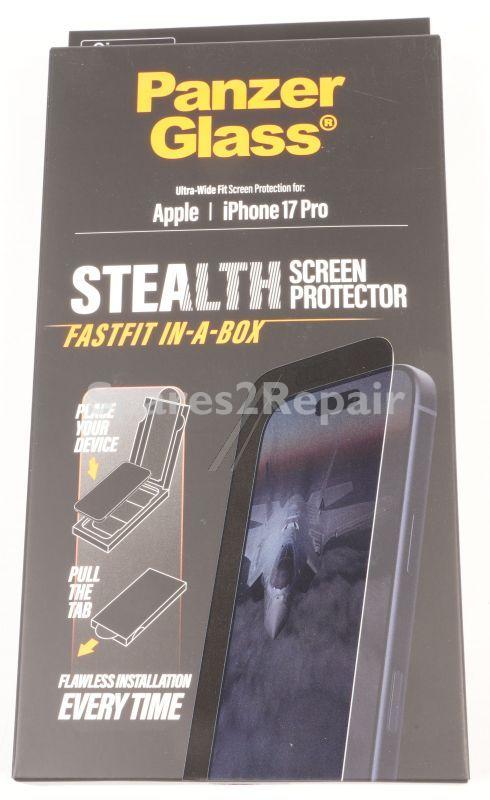 Panzerglass Display Protective Plastic Film - Pg69356 Panzerglass Screen Protector W Black Frame Iphone 17 Pro | Ultra-wide Fit W Fastfit In-a-box