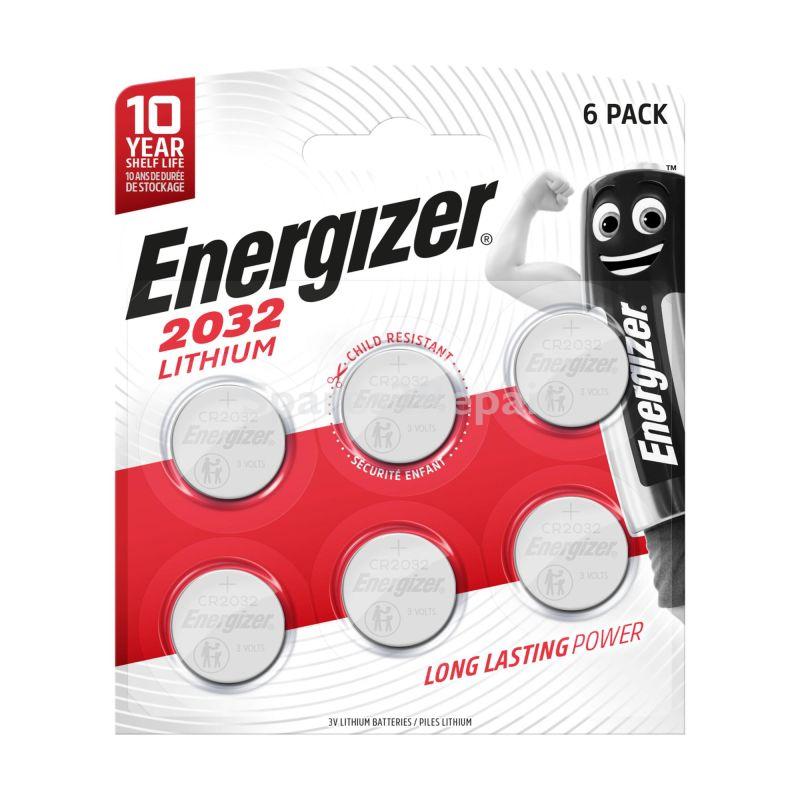 Energizer 3.0v Button Cell Battery - E303272404 Energizer Special Batteri - Lithium Cr-typ 2032 (6 Stk )