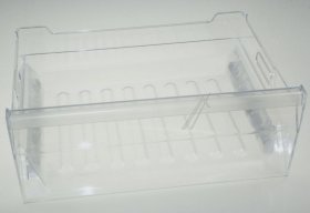 Refrigerator Drawer - C00442109 481010579628 Drawer +sliders Highly Transpar [Whirlpool Indesit]
