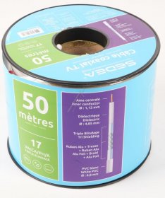 Sedea Cable/plugs/adapter - 032078 Roll 17vatca-ph-a Triple Shielding 50m White