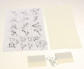 Mounting Parts - C00536318 488000536318 Installation Kit Dw06 [Whirlpool Indesit]