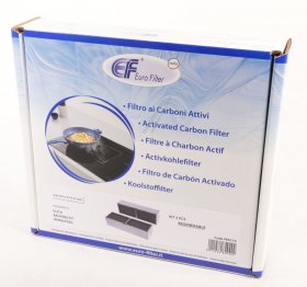 Eurofilter Carbon Filter - Regenerable Carbon Filter Kit 2 Pieces Alternative For Elica Kit0167755