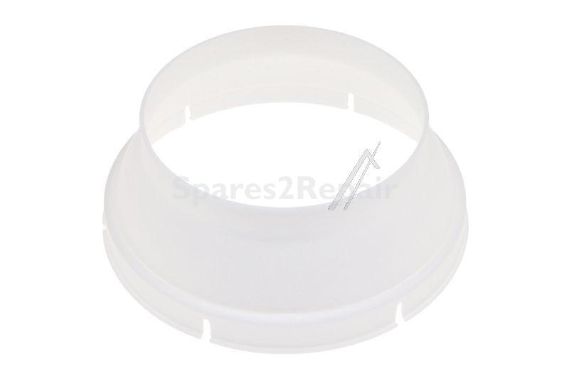 Extractor Hose Adapter - 00645755 Air Outlet Pipe 150 To 120mm Lateral Slots [Bosch Siemens]