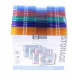 Vivanco Cd-organiser - Cd Slim 25 Cd Slim Case FÜr Eine Cd, 25er Pack, 5 Farben Sortiert