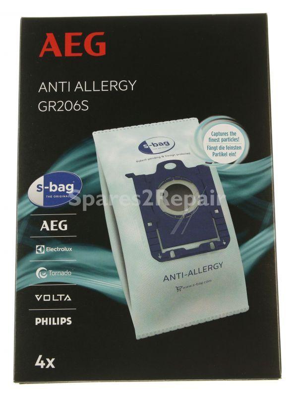 Vacuum Cleaner Bags - Gr206s 9001684761 Gr206s 4 Vacuum Cleaner Bags Anti-allergy [Electrolux Aeg]