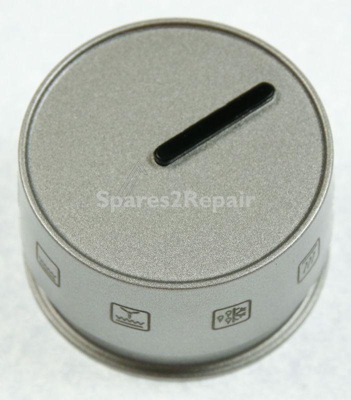 Control Knob - 9070246 Rotary Knob Code2v2-09 10539 00 Silver [Amica]