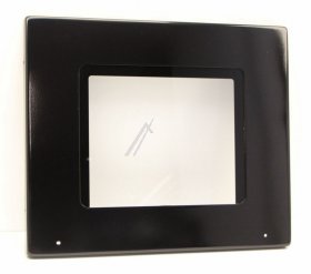 Eurosav Oven Door - Rfa037552 Outer Door Panel Glued Assembly - Black