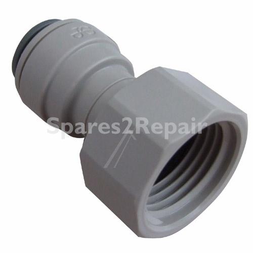John Guest Hose Coupling For Drinking Water Systems - Pi451214fs Connector Hose Thread 3-8 (9 5mm) X Jg