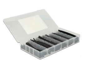 Delock Heat Shrink Tubing - Heat Shrink Tube Box 100 Pieces Black