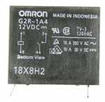 Omron Pcb Relay To 12v - 12vdc 10a-250vac G2r-1a4-dc12 Relay 1 Normally Open Contact