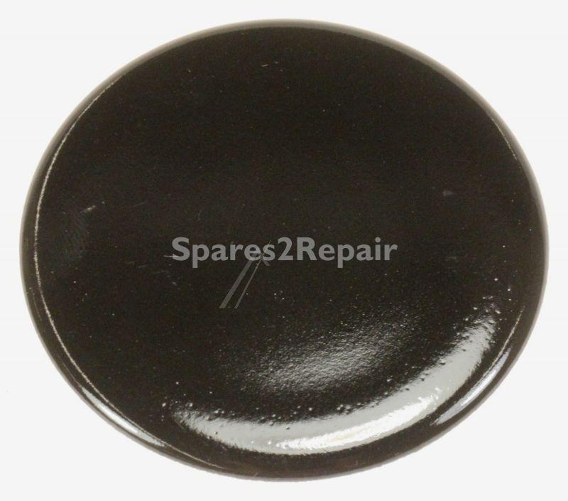 Burner Cap - C00047838 482000026658 Head Flame Black Small Star [Whirlpool Indesit]