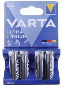 Varta Battery - Lr6 6106301404 1 5v Mignon Professional Lithium Aa Varta 2pcs Blister
