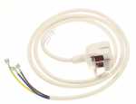 Mains Power Lead - C00511286 488000511286 Mains Cable And Plug 1 6m Black [Whirlpool Indesit]