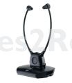 Cgv Radio Head Phone - Dolfin Onyx Wireless Headphones With: Hearing Aid & Balance Control Audio Input: 3 5mm Jack