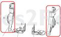 Platum Panel - Vr_dc_mt_x_038 Feetrest Cover Lh-rh + Bolts M5*8