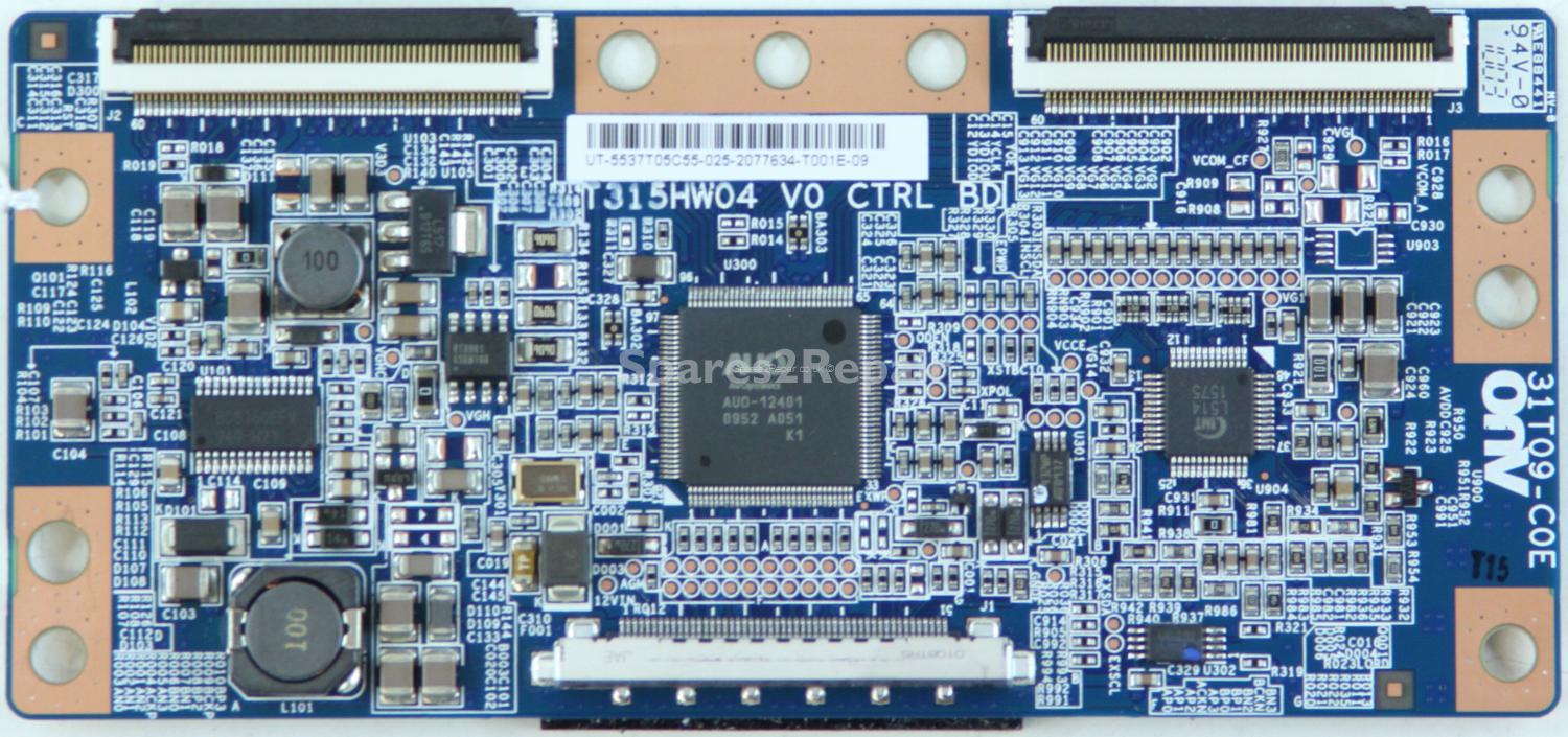 Sony KDL-37EX403 - T-Con - 55.37T05.C55 - 31T09-C0E - T315HW04 V0 CTRL BD